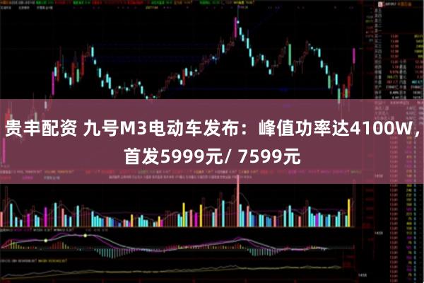 贵丰配资 九号M3电动车发布：峰值功率达4100W，首发5999元/ 7599元